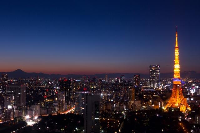 東京タワーの夜景